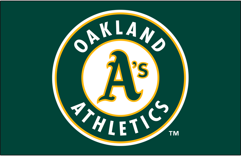 Oakland Athletics 1993-Pres Primary Dark Logo iron on transfers for clothing
